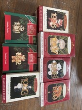 Lot of 7 Hallmark Keepsake Ornament Collector's Series 1991-1993 & 1996-1999 picture