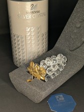Vintage Swarovski A 7509 NR 150 070 Sparkling Fruit Gold Grapes Crystal picture