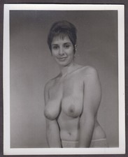 SULTRY STRIPPER FETISH MODEL  BRENDA DE NAULT  VINTAGE ORIGINAL 4x5 1950'S gr picture