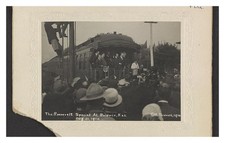 Baldwin Kansas Train Speech Standard Postcard picture
