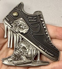 💥Dope Hunter Murdair Narcotics Drugs Skull challenge coin 1 picture