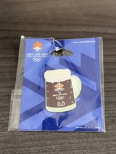 2002 Salt Lake City Olympic Winter Games Root Beer Mug Collectible Pin picture