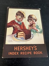 Rare 1934 Hershey's Chocolate Index Recipe Book Advertising Pamphlet picture