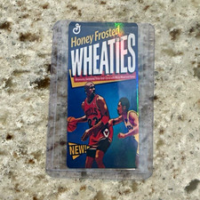 Michael Jordan Wheaties 1997 Honey Frosted Wheaties Mini tobacco card Promo  picture