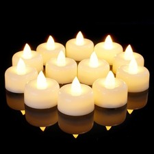 Amagic 50Pack Flameless LED Tea Lights Candles Battery 50 Pack, White picture