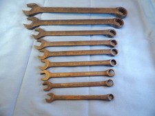 Vintage Armstrong Tools 10pc Wrench Set Lot picture
