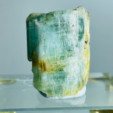 275ct Small Rare Natural Aquamarine Quartz Crystal Gemstone Rough Specimen picture