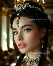 Regal Fantasy 8x10 Woman Photo Print Pretty Female Portrait Photography 95278 picture