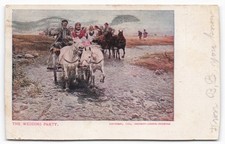 VTG 1905 The Wedding Party Postcard - Providence RI Postmark 1906 - Hearst Promo picture