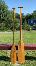 Set WEATHERED Wooden PADDLES 54