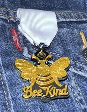 FIESTA 2026 MEDAL/PIN- BEE KIND GOLD VARIANT -IMMEDIATE SHIP picture