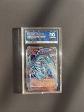 YU-GI-OH TCG - LOCR-JP001 - Blue Eyes White Dragon - Overframe Prismatic ACE 10 picture