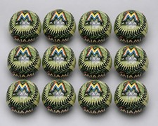 Miami Marlins Collectible Souvenir Baseball Ball Lot of 12 picture