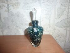 Signed Midina Glass Malta Perfume Bottle With Stopper Perfect Condition picture