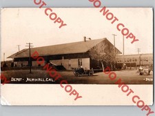 1910 Train Depot SP Railroad Station NEWHALL California CA Santa Clarita RPPC picture