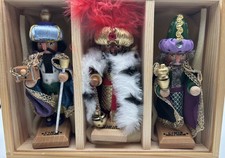 STEINBACH NUTCRACKER SET THREE WISE MEN SIGNED 5.5