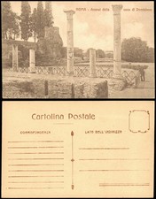 Cartolina Rome Roma Avanzi della casa di Domiziano 1919 picture
