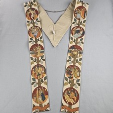 Vtg Slabbinck Liturgical Clergy Minister Overlay Stole History Of The Church picture