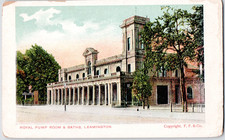 UK England Warwickshire Leamington Spa Royal Pump Room Baths 1910 Postcard picture
