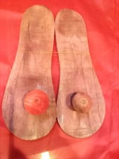 Handcrafted Khadau Charan Paduka Slipper Holy Purpose Pooja Wooden Sandals  New picture