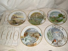 (5) 1979 Peter Barrett Limited Edition Collector Plates Franklin Porcelain NEW picture