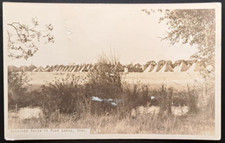 Soldiers Tents Fort Lewis WA RPPC Real Photo Postcard Military Camp picture