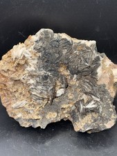 Large Amazing Piece Of Vanadinite On Barite Rock Mineral Crystal Specimen #11 picture