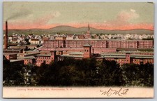 Manchester New Hampshire Mills Elm Street G W Morris Postcard PC305 picture