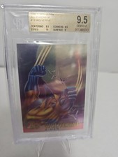 1995 Xmen Ultra All-chromium #13 Wolverine Bgs 9.5 Gem Mint picture