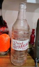 Vintage Drink The WRIGHT ROOT BEER Bottle -BATON ROUGE LA picture