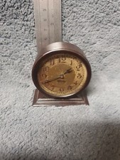 RARE Vintage Westclox Tiny Tim WALNUT Bakelite Clock ca. 1928-1933 picture