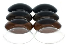 Spare PO-1M CLEAR LENSES (100%) for USSR pilot goggles, NEW OLD STOCK, ORIGINAL picture