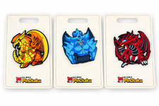 3x Yu-Gi-Oh Ra Winged Dragon Slifer Sky Obelisk Tormentor Enamel Pin Set picture