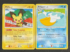Pichu LV9 25/99 Pelipper 24/99 Platinum Arceus Pokemon Card Non Holo Rare picture