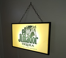 Rare Vintage El Jimador Mexican Tequila Light Up Sign 14x22 Working picture