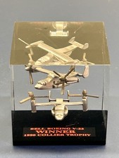 RARE 1990 Bell Boeing V-22 Osprey Collier Trophy Commemorative Employee Award picture