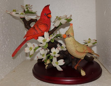 BOEHM At Home 14705 CRIMSON SPRING Sculpture 2005 Cardinal Figurine COA picture