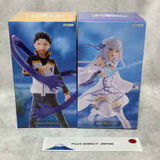 Re:ZERO Subaru Natsuki & Emilia Figure 2 Types Set GIGO Limited Japan NEW picture