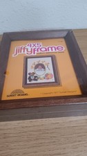 Vintage Sunset Designs Jiffy Hardwood 4x5 Frame New Sealed Retro picture
