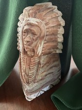 Beautiful Sculpture Polished Alabaster Native American Anasazi- 7.5