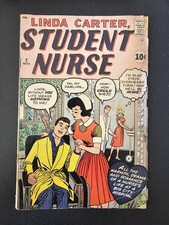 LINDA CARTER, STUDENT NURSE #2 MARVEL COMICS 1961 GOOD picture