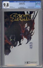 Spawn #151 2005 Image Comics CGC 9.8 Wraparound Cover Tan Variant 8023 picture