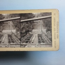 Troutbeck Cumbria Stereoview C1895 Building Of Manchester Waterworks Aqueduct picture