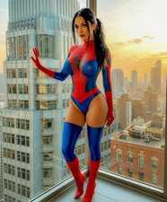 Spider Girl Glossy Poster 11X17  picture