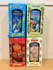 Vtg Disney Burger King Collector Series Plastic Cups 1994 Set Of 4 - picture