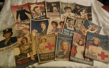 Set of 16 LARGE VINTAGE Nurse Recruiting Poster Images from WWII & Red Cross picture