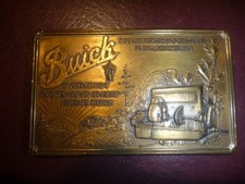 1920s Rare Bronze Buick Flint Michigan Commemorative Paperweight  picture