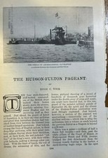 1909 Hudson Fulton Celebration New York illustrated picture