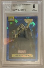 2024 Topps Chrome Marvel Sapphire Doctor Doom #61 First Year BGS 9 picture