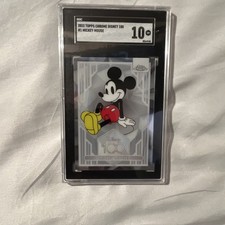 Topps 2023 Topps Chrome Disney 100 Mickey Mouse #1 Non-Sport Card SGC 10 picture